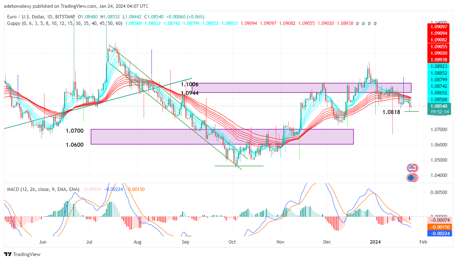 Weekly Analysis of Major FX Pairs (January 24th–31st, 2024)