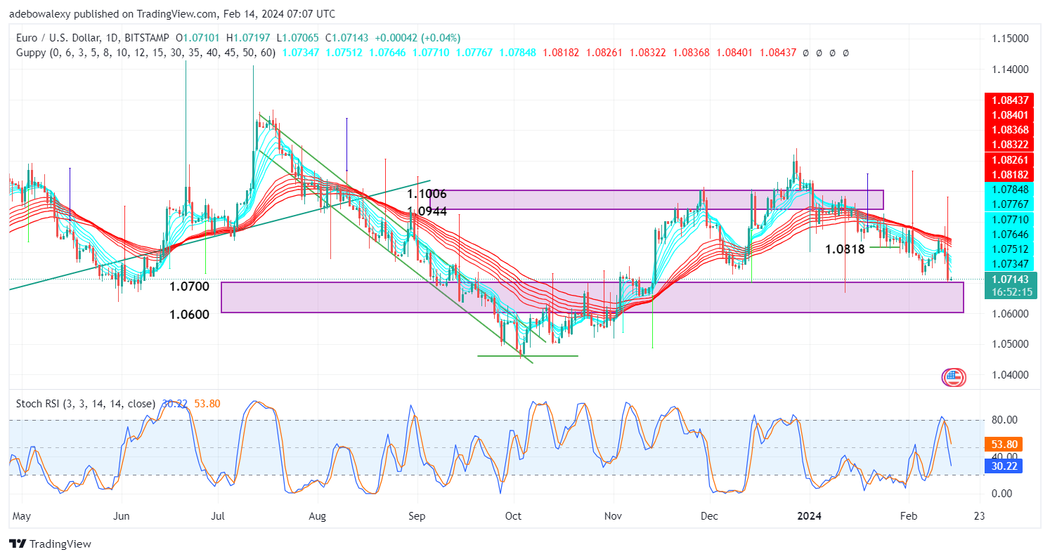 Weekly Analysis of Major FX Pairs (February 14th–21st, 2024)