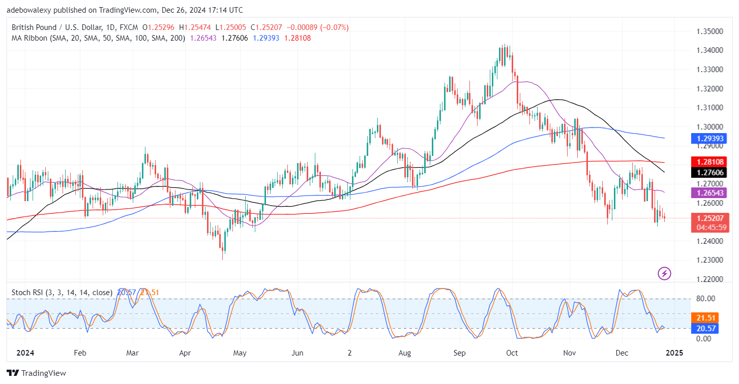 Weekly Analysis of Major FX Pairs (December 25th, 2024 – January 1st, 2025)