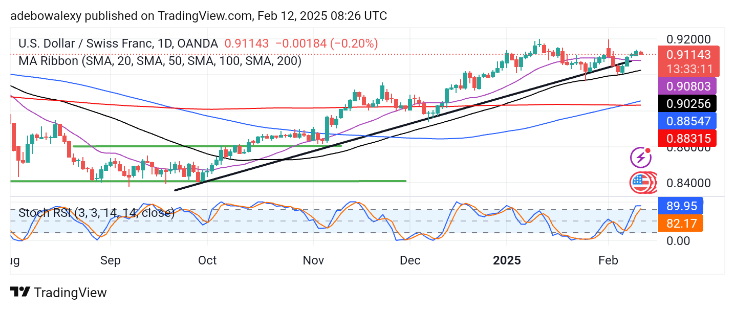 Weekly Analysis of Major FX Pairs (February 12-19, 2025)